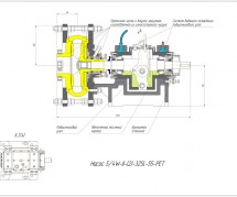 Схема насоса 5/4W-II-(2)-325L-55-РЕТ